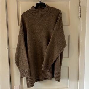 Well Worn Heathered Brown Sweater
